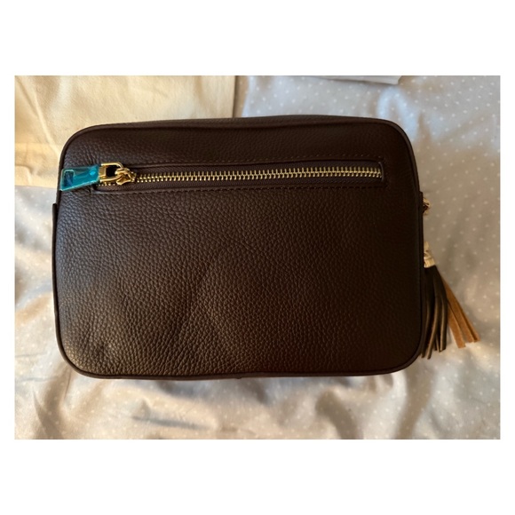 Pom Pom London Dark Brown Crossbody Bag - Picture 3 of 7